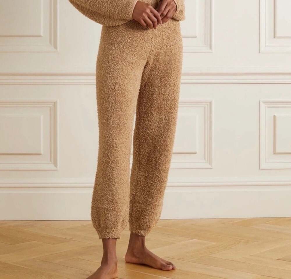 SKIMS Cozy Knit Lounge Jogger Pants in Desert